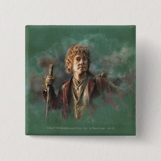 BILBO BAGGINS™-Illustration Button (Vorderseite)