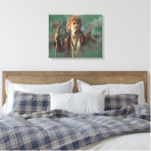 BILBO BAGGINS™-Illustration Leinwanddruck (Insitu (Schlafzimmer))