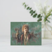 BILBO BAGGINS™-Illustration Postkarte (Stehend Vorderseite)