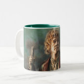 BILBO BAGGINS™-Illustration Zweifarbige Tasse (Vorderseite Links)