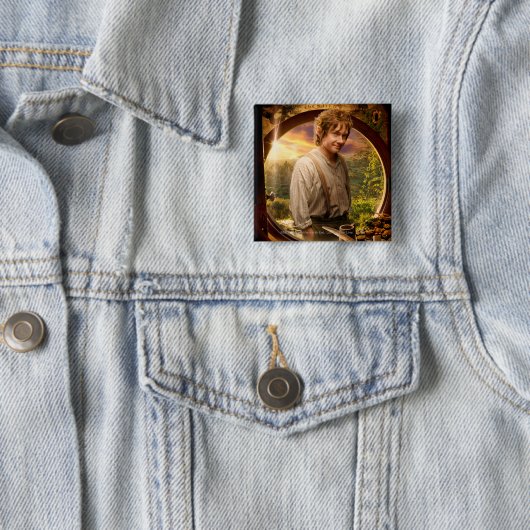 BILBO BAGGINS™ in Shire Collage Button (Beispiel)