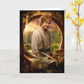 BILBO BAGGINS™ in Shire Collage Karte (Gelbe Blume)