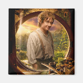 BILBO BAGGINS™ in Shire Collage Magnet (Vorne)