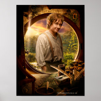 BILBO BAGGINS™ in Shire Collage Poster