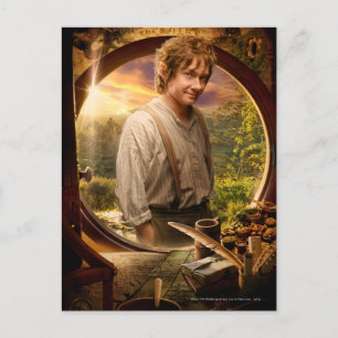 BILBO BAGGINS™ in Shire Collage Postkarte