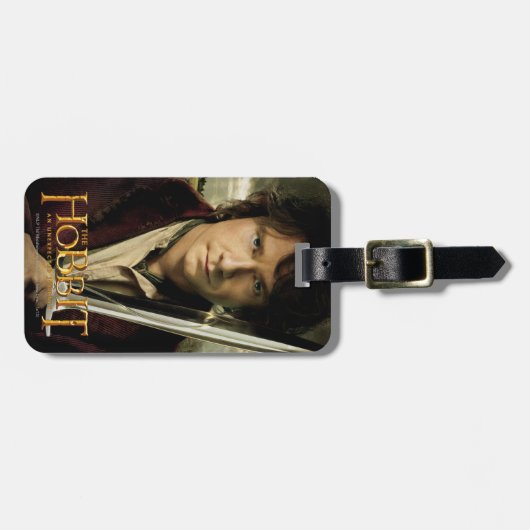 BILBO BAGGINS™ mit Schwert Gepäckanhänger (Vorderseite horizontal)