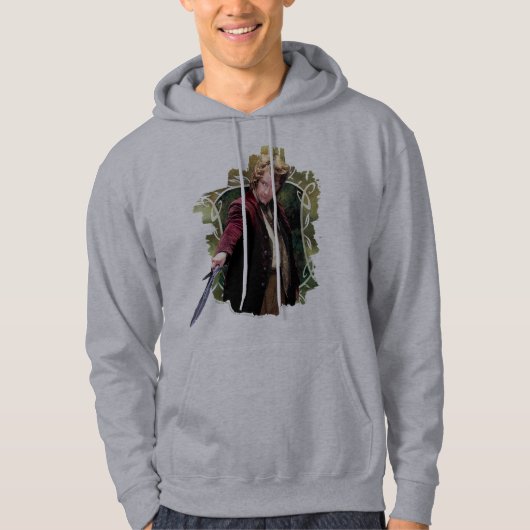 BILBO BAGGINS™ mit Schwert Hoodie (Vorderseite)