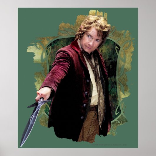 BILBO BAGGINS™ mit Schwert Poster (Vorne)