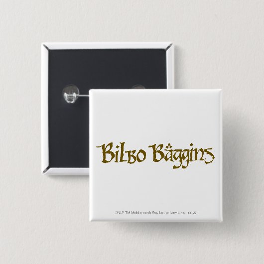 BILBO BAGGINS™ Solid Button (Vorne & Hinten)