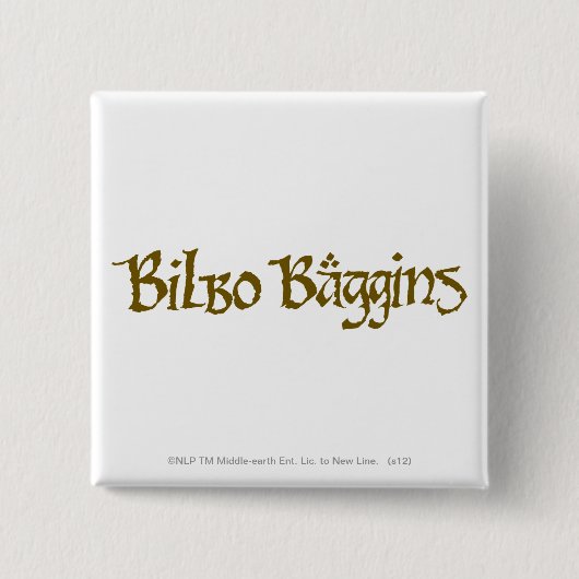 BILBO BAGGINS™ Solid Button (Vorderseite)