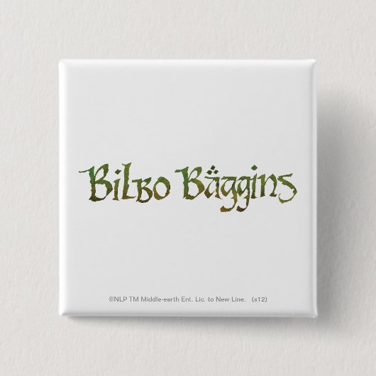 BILBO BAGGINS™ texturiert Button (Vorderseite)