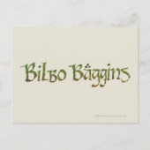 BILBO BAGGINS™ texturiert Postkarte (Vorderseite)