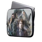 BILBO BAGGINS™, THORIN OAKENSHIELD™, & Gandalf Laptopschutzhülle (Vorderseite Links)