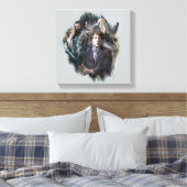 BILBO BAGGINS™, THORIN OAKENSHIELD™, & Gandalf Leinwanddruck (Insitu (Schlafzimmer))