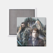 BILBO BAGGINS™, THORIN OAKENSHIELD™, & Gandalf Magnet (Vorderseite/Rückseite)