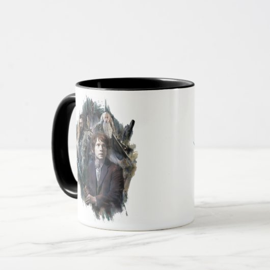 BILBO BAGGINS™, THORIN OAKENSHIELD™, & Gandalf Tasse (Vorderseite Links)