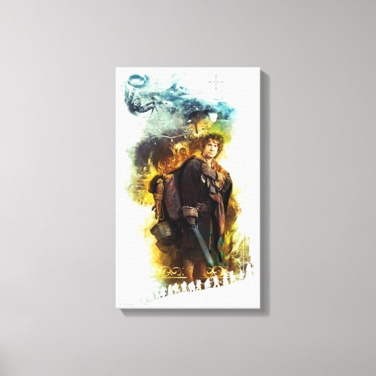 BILBO BAGGINS™ und die Firma der Zwerge Graphic Leinwanddruck (Vorderseite)