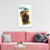 BILBO BAGGINS™ und die Firma der Zwerge Graphic Leinwanddruck (Insitu (Wohnzimmer))