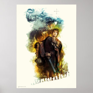 BILBO BAGGINS™ und die Firma der Zwerge Graphic Poster
