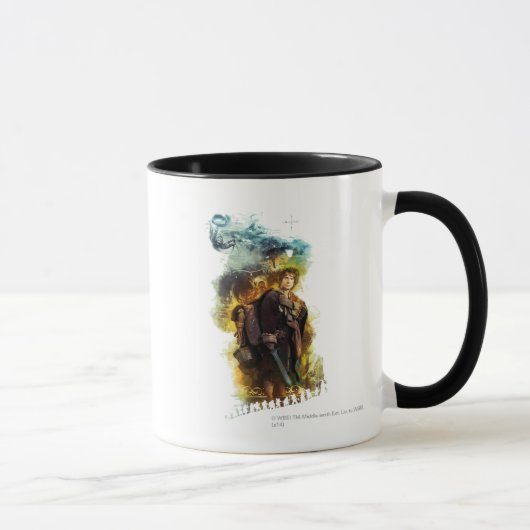 BILBO BAGGINS™ und die Firma der Zwerge Graphic Tasse (Rechts)