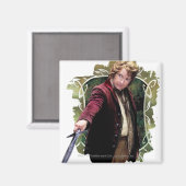 BILBO BAGGINS™ with sword Magnet (Vorderseite/Rückseite)