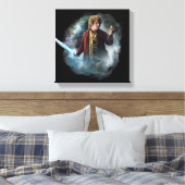 BILBO BAGGINS™ With The Ring Leinwanddruck (Insitu (Schlafzimmer))