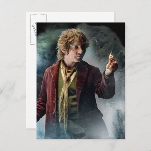BILBO BAGGINS™ With The Ring Postkarte (Vorne/Hinten)