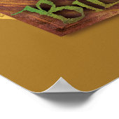 BILBO BAGGINS™ Zeichen mit Namen Poster (Ecke)