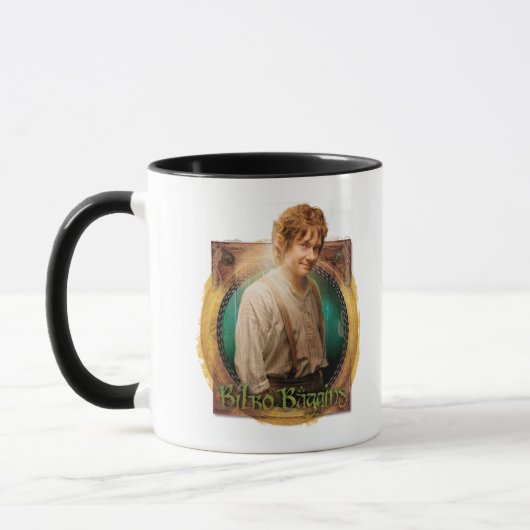 BILBO BAGGINS™ Zeichen mit Namen Tasse (Links)