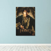 BILBO BAGGINS™ Zeichenposter 1 Leinwanddruck (Insitu (Holzboden))