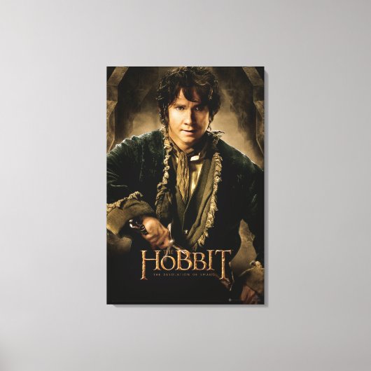 BILBO BAGGINS™ Zeichenposter 1 Leinwanddruck (Vorderseite)