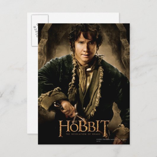 BILBO BAGGINS™ Zeichenposter 1 Postkarte (Vorne/Hinten)