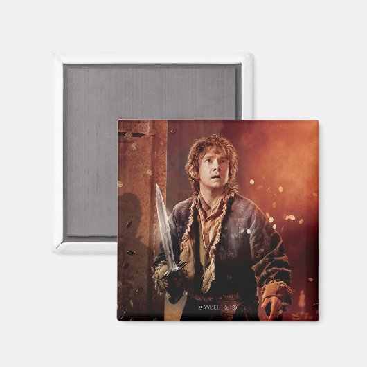BILBO BAGGINS™ Zeichenposter 3 Magnet (Vorderseite/Rückseite)