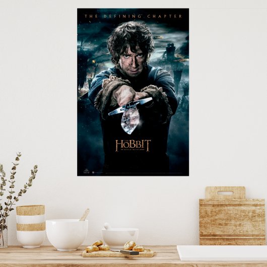 BILBO BAGGINS™ Zeigestechen Poster (Küche)