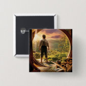 BILBO BAGGINS™ Zurück in Shire Collage Button (Vorne & Hinten)