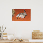 Bilby und Babysitting in der Wüste Poster (Küche)