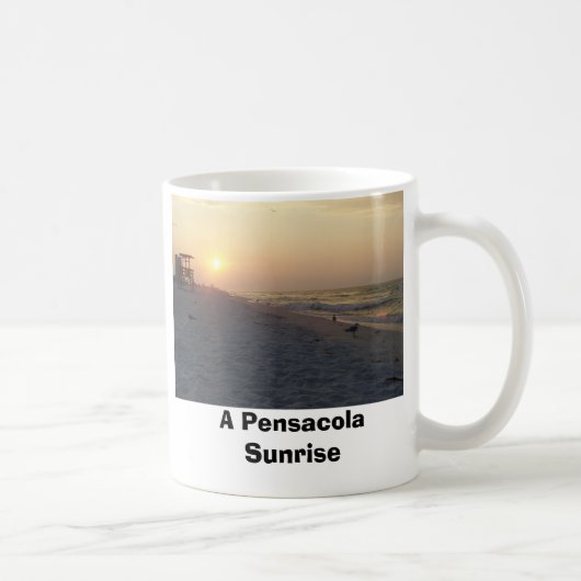 Bild 003, ein Pensacola-Sonnenaufgang Kaffeetasse (Rechts)