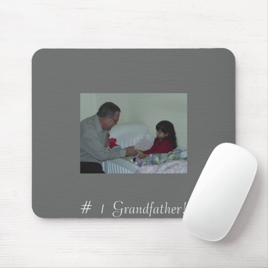 Bild 089, # 1 Großvater! Mousepad (Mit Mouse)