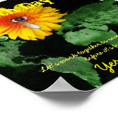 Bild am Tag der Erde Poster (Ecke)