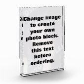 Bild ändern und personalisiert machen fotoblock (Links)