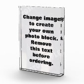 Bild ändern und personalisiert machen fotoblock (Rechts)