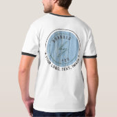 Bild anpassen | Männergrundklingeln T-Shirt (Schwarz voll)