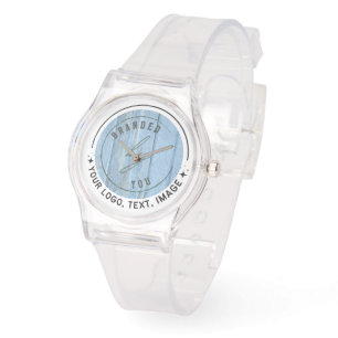 Bild anpassen   Silicon Strap Clear Armbanduhr