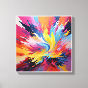 Bild auf Leinwand gedruckt für schöne Farben, 150