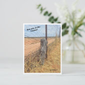 Bild aus der Ecke, wo sich 3 Staaten treffen. Postkarte (Stehend Vorderseite)