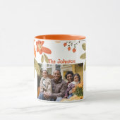 BILD DER APRICOT FARBBLUMENRAHMENFAMILIE TASSE (Zentrum)