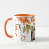 BILD DER APRICOT FARBBLUMENRAHMENFAMILIE TASSE (Links)