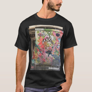 Bild der Barcelona-Straßen-Graffiti-zwei T-Shirt
