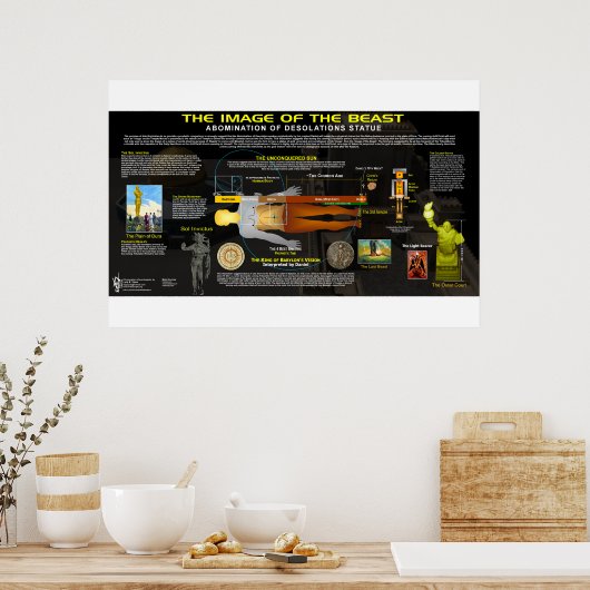 Bild der Bestie Poster (Küche)