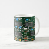 Bild der elektronischen Leiterplatte Kaffeetasse (VorderseiteRechts)
